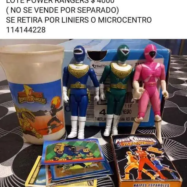 Lote power rangers