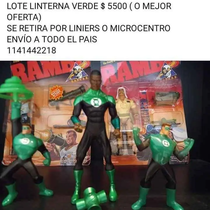 Lote linterna verde