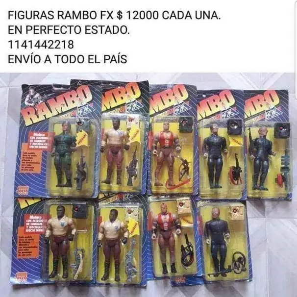 Figuras rambo fx jocsa