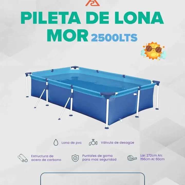 Pileta de Lona Mor 2500 Litros