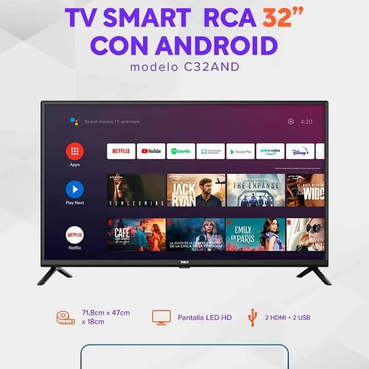 TV smart RCA 32" C/Android HD