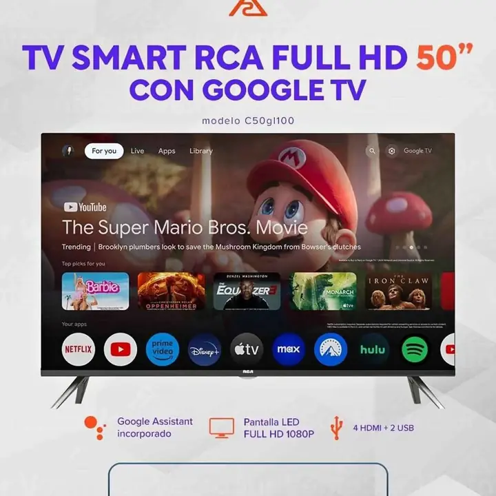 Smart TV RCA 50" C/google TV FHD