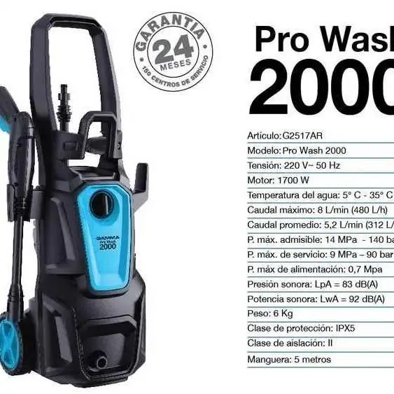 Hidrolavadora Gamma Pro Wash 2000