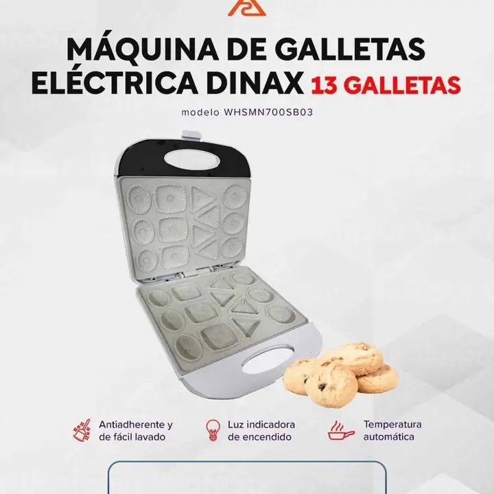 Máquina de Galletas Dinax 700W Blanca