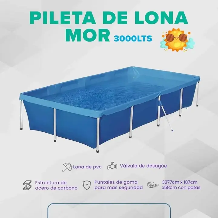Pileta Mor 3000 Litros