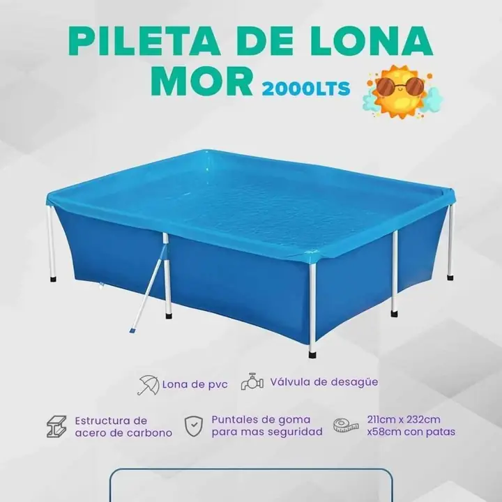 Pileta Mor 2000 litros