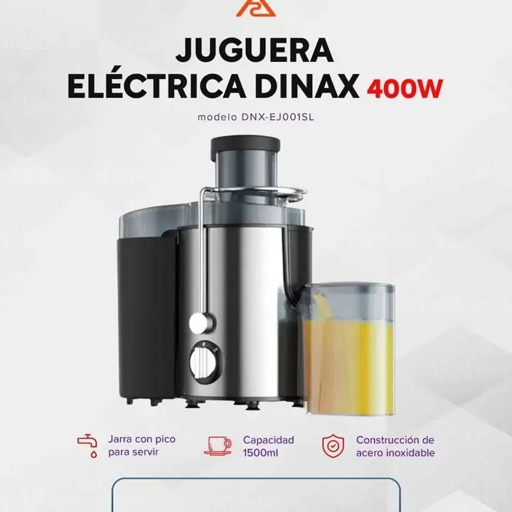 Juguera Electrica Dinax 400W Inox