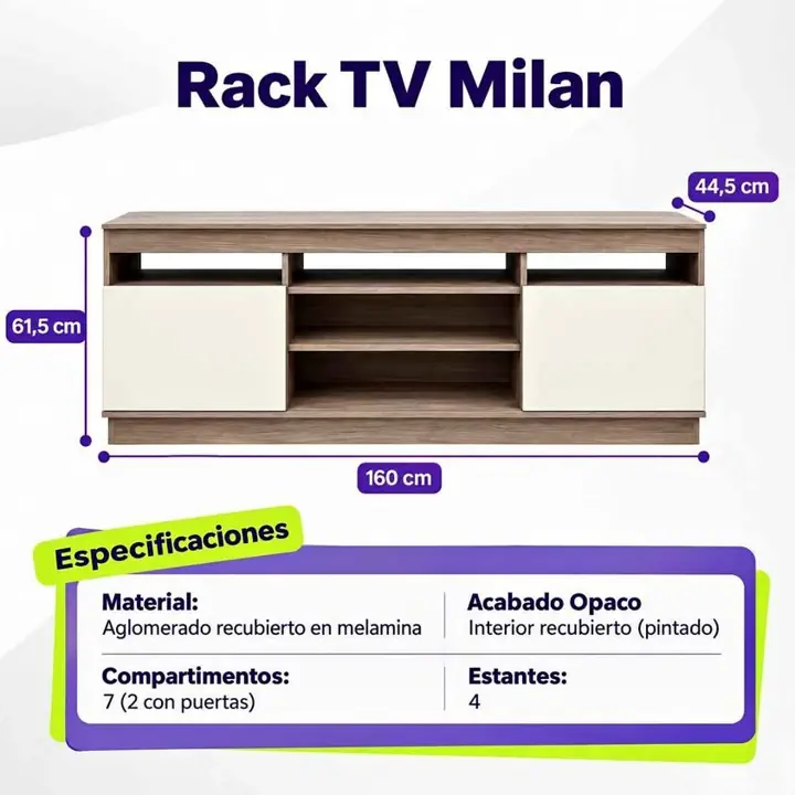 NUEVO Rack Máximo Milan