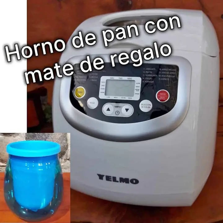 Horno para pan yelmo con mate de regalo