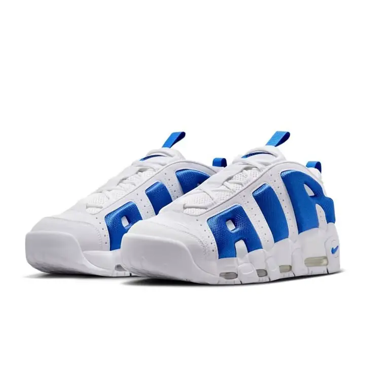 Zapatillas Air More Uptempo Low Color Blanco y Azul - Talle 42 y 44. Originales