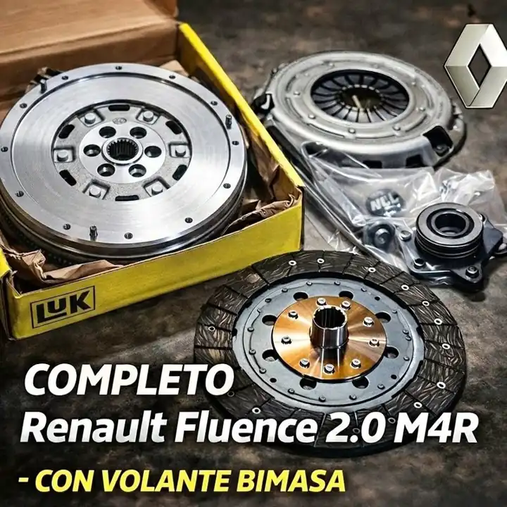 Kit de embrague COMPLETO Renault Fluence 2.0 M4r. - con Volante Bimasa Luk Original