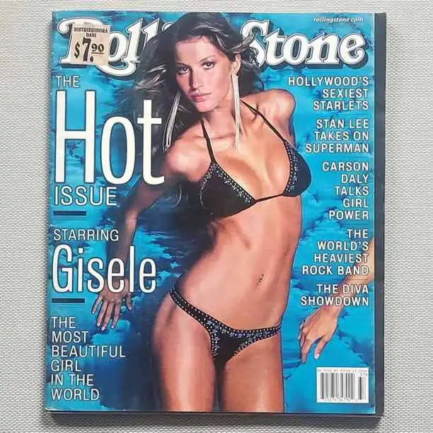Revista Rolling Stone N° 849 año 2000 - Gisele Bündchen - Edición Estados Unidos USA