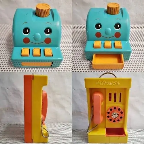 Teléfono Playskool - Cajita Sankyo - Combo x 2 Juguete