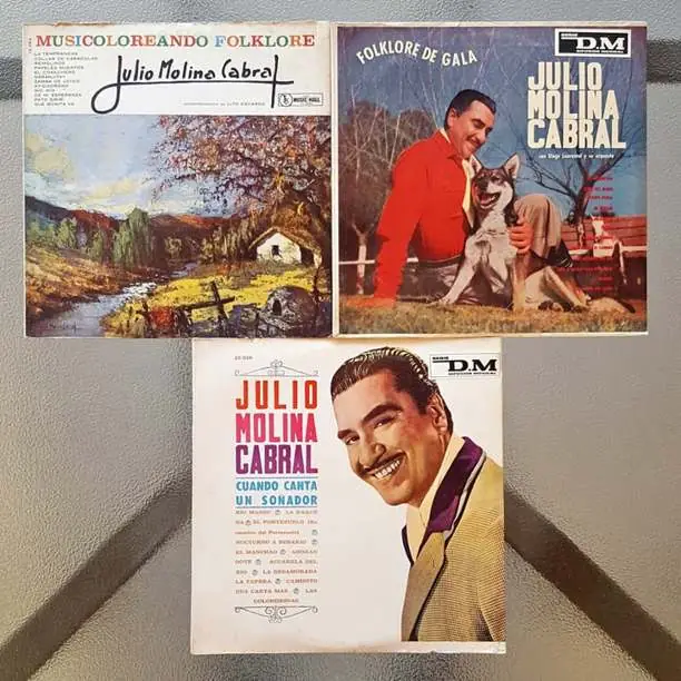 3 Discos - Julio Molina Cabral - Disco Vinilo