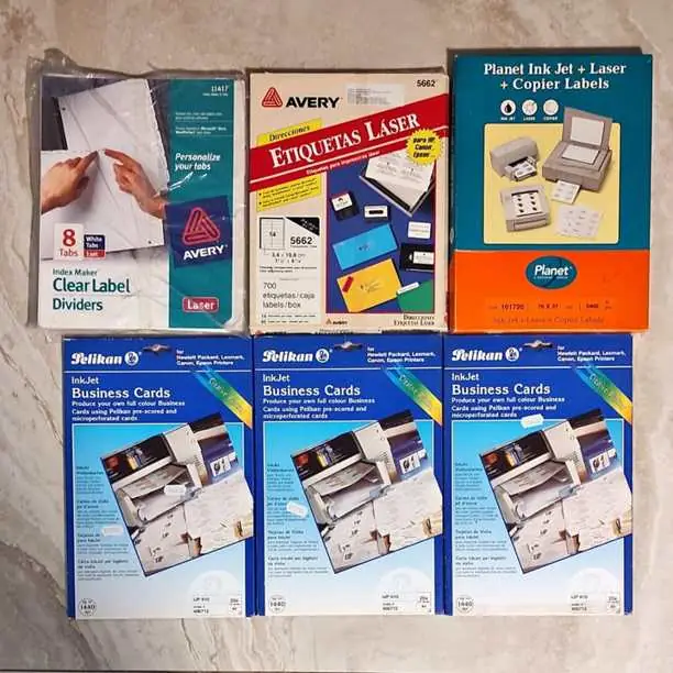 Combo 3300 etiquetas autoadhesivas - Hoja A4 - Imprimir Impresora