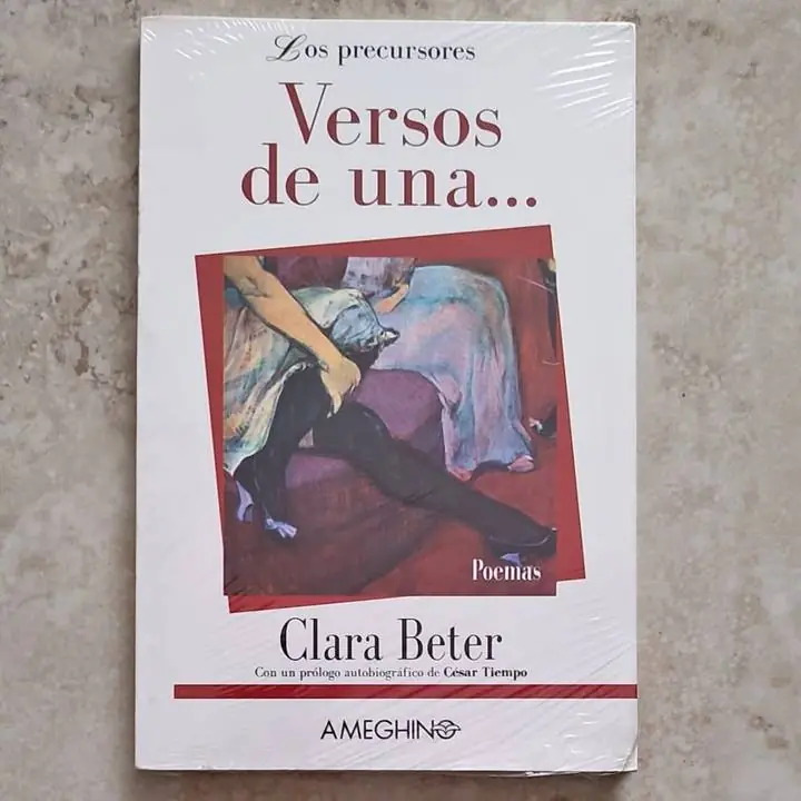 Clara Beter - seudónimo de Cesar Tiempo - Versos de una - Libro