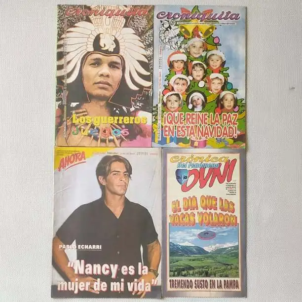 Combo x 4 - Revista Ahora / Crónica del fenómeno OVNI / Croniquita - Año 2003