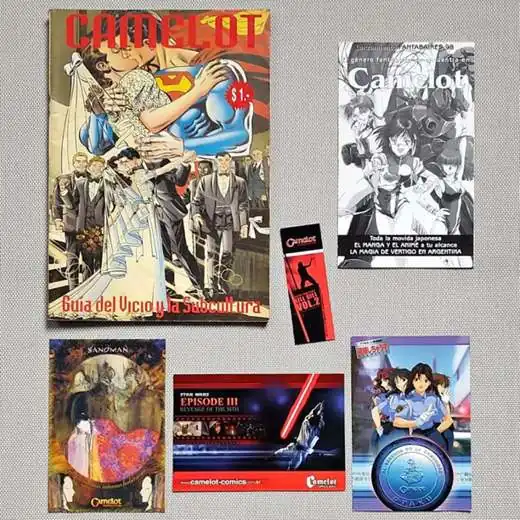 Tienda Camelot - Combo x 6 catálogo postal señalador - Comiquería Comics Anime Manga