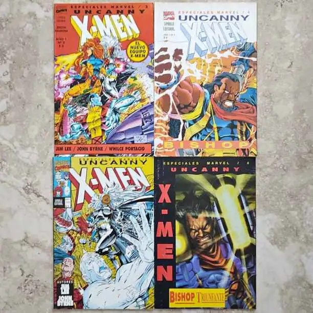 Combo x 4 - Uncanny X men - Especiales Marvel - Símbolo Comics