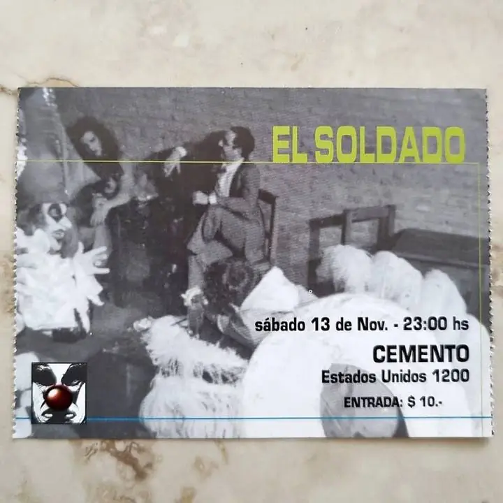 El Soldado - Disco Alas rotas - Entrada año 1999 Cemento