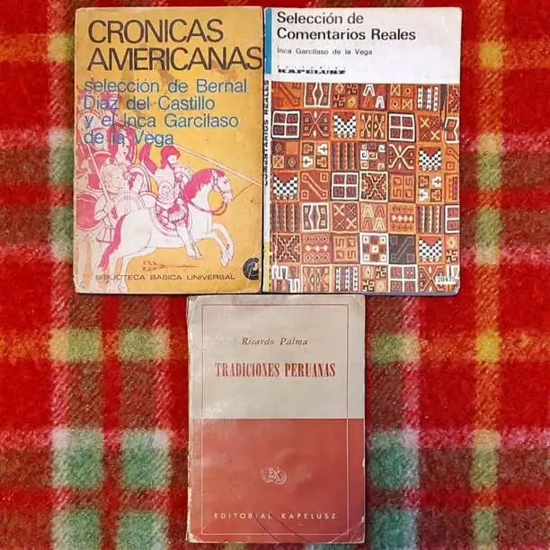 Combo x 3 libros - Bernal Díaz del Castillo / Inca Garcilaso de la Vega / Ricardo Palma - Libro