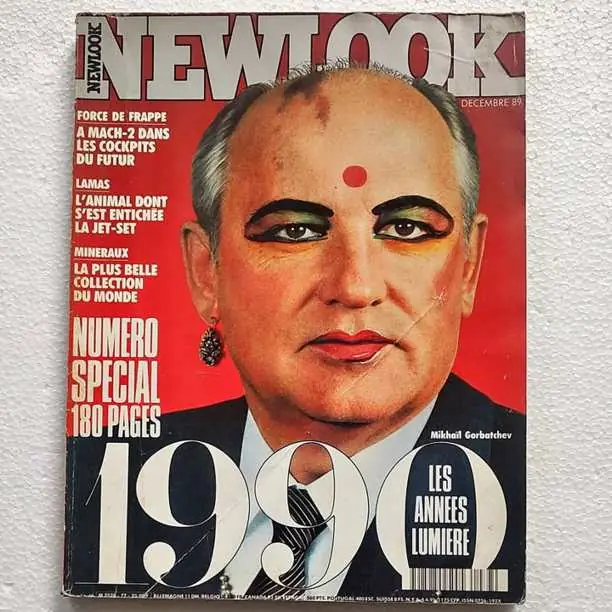 Revista Newlook 77 - Diciembre 1989 - Mijaíl Gorbachov