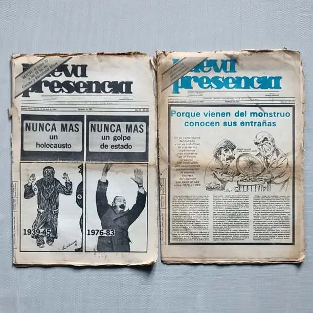 Periódico Nueva presencia - Director Herman Schiller - Combo x 2