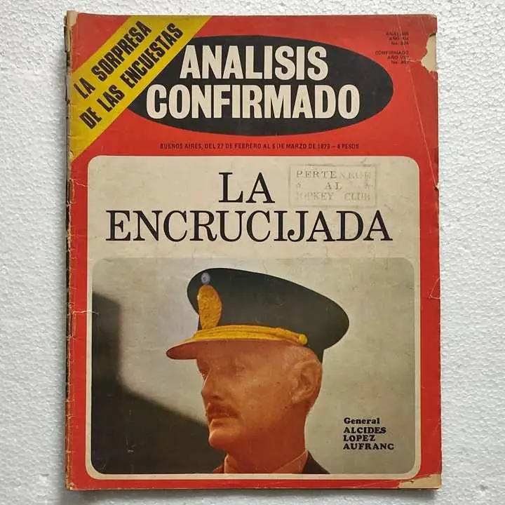 Revista Análisis Confirmado 624 - Marzo 1973