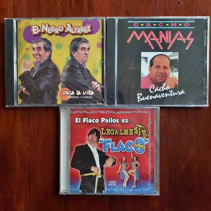 Combo x 3 CD Humor Chiste - Negro Álvarez Cacho Buenaventura Flaco Pailos - CD nuevo