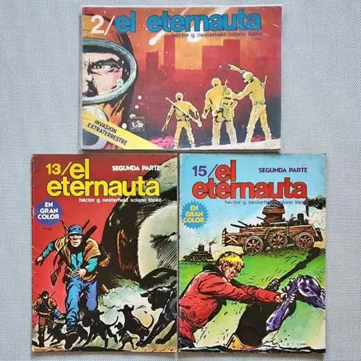 Combo x 3 el eternauta - Fascículos a color 2 / 13 / 15 - Comics Historieta
