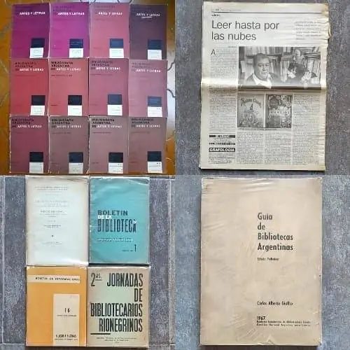 Combo Bibliotecología Biblioteca - Clipping - Publicaciones - Revista