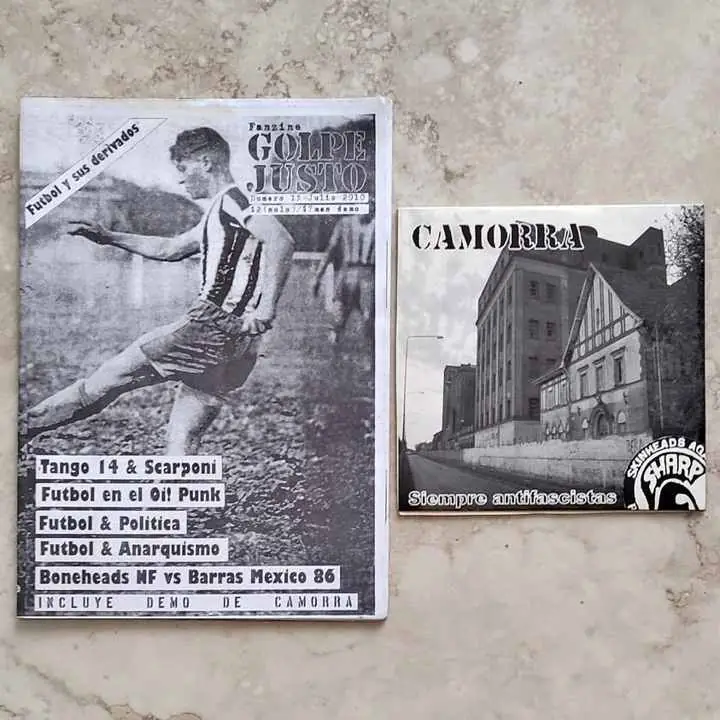 Fanzine Golpe Justo N° 13 - CD demo Camorra Siempre antifascistas - Año 2010
