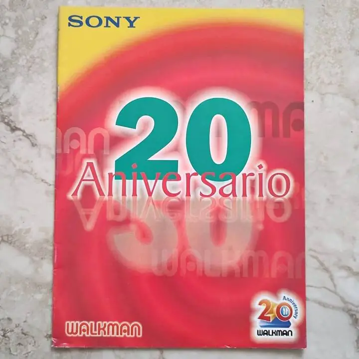 Sony - Catálogo audio 20 aniversario Walkman - Año 1999 - 24 páginas