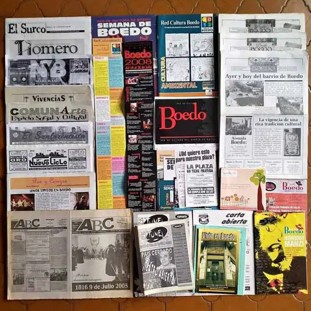 Barrio Boedo - Combo periódico / revista / material gráfico