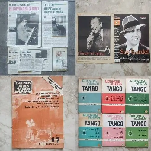 Tango - Combo 8 Revistas / Clipping