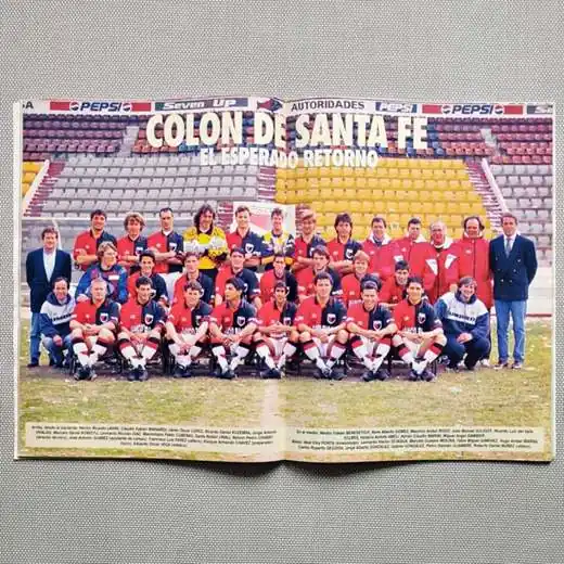 Revista el Gráfico N° 3958 - Tapa Boca / Poster Colón 44 x 28 cm - Año 1995 - Fútbol
