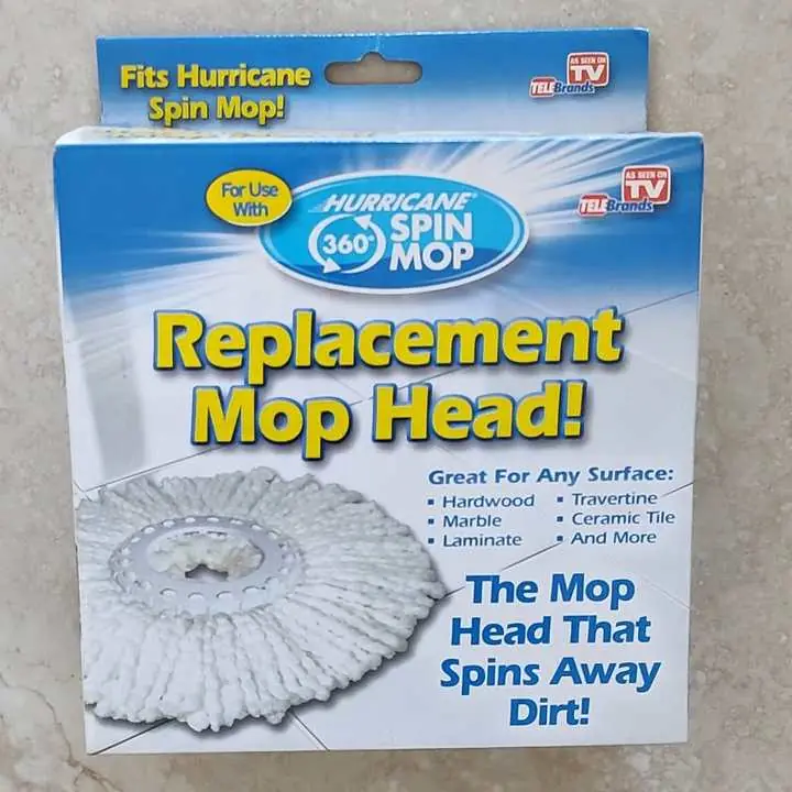 Mopa repuesto microfibra - Cabezal universal / Hurricane spin mop 360