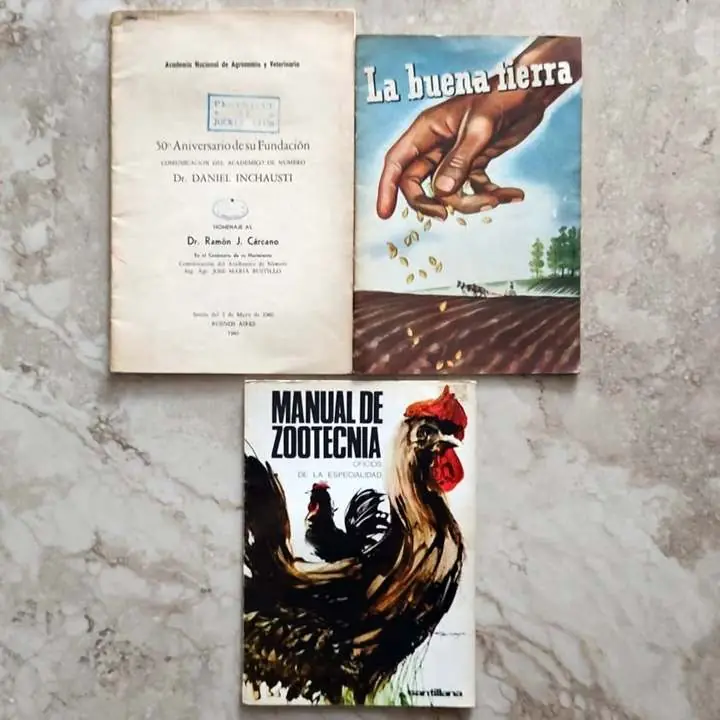 Combo x 3 - Agronomía Campo Cultivo Veterinaria Zootecnia - Libro