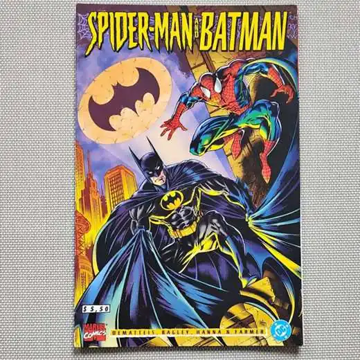 Spiderman and Batman mentes desordenadas - J.M. DeMatteis / Mark Bagley - Comics Press DC Marvel