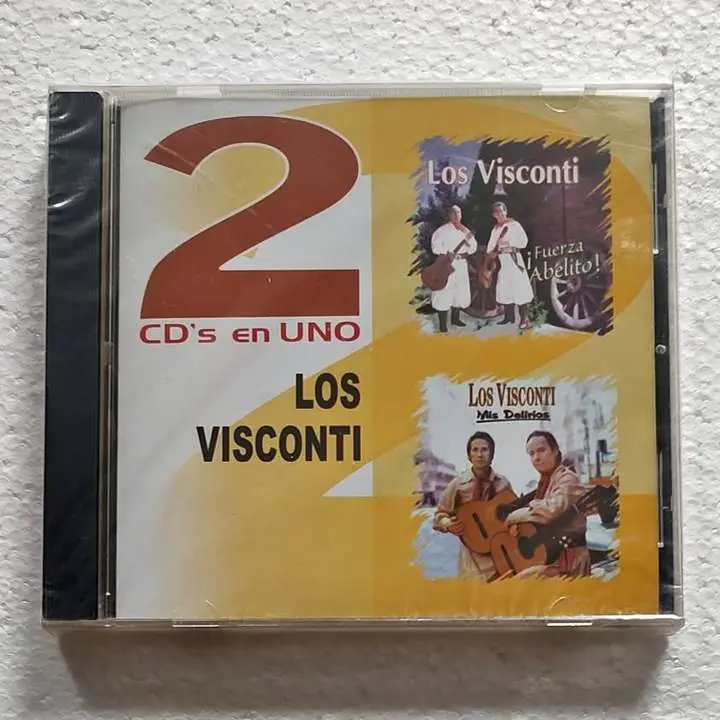 Los Visconti - 2 CD en 1 - Mis delirios - ¡ Fuerza Abelito ! - CD nuevo