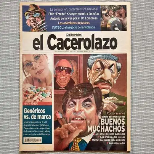 Revista el Cacerolazo N° 1 - Director Andrés Cascioli - Editorial Perfil