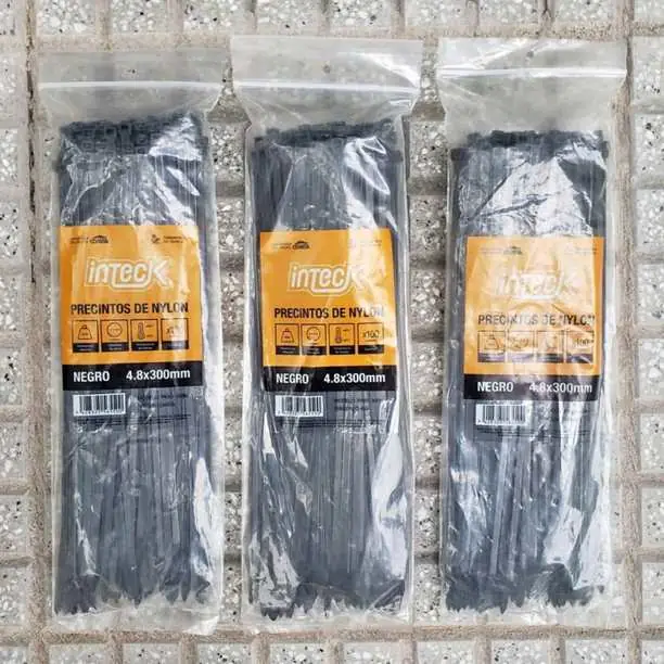 Combo x 272 Precinto de nylon Inteck 4.8 mm x 30 cm
