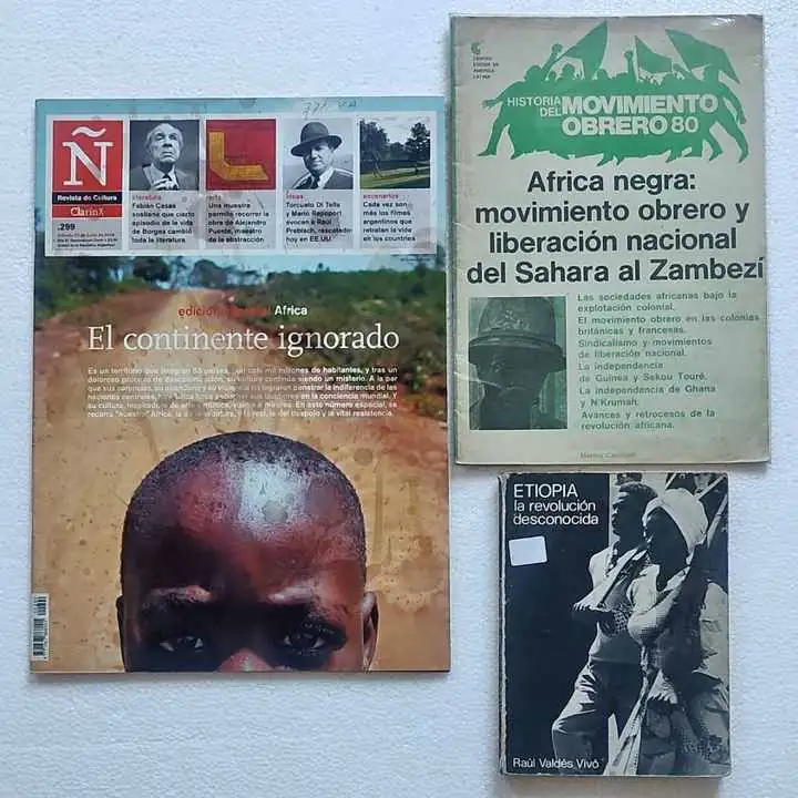 Combo x 3 África movimiento obrero Etiopía revolución - Libro