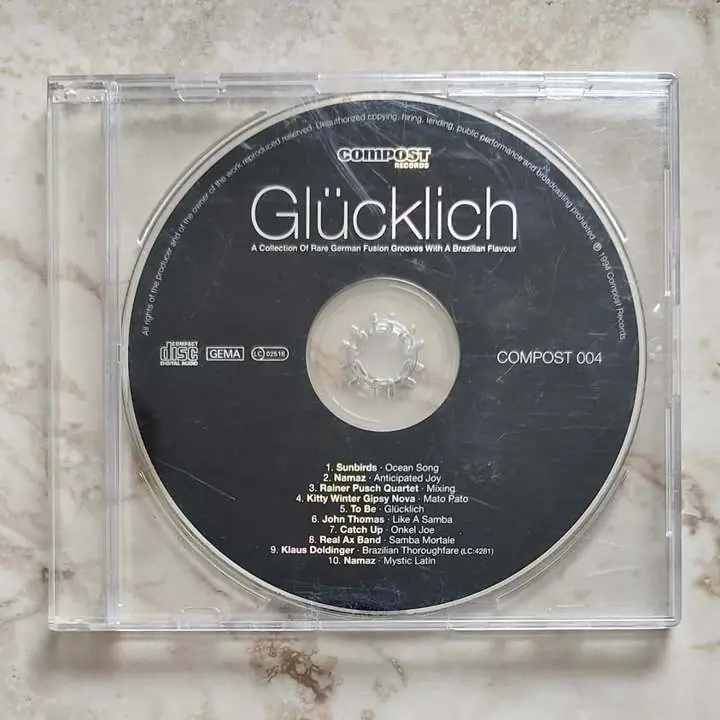 CD Glücklich - A collection of rare german fusion grooves with a brazilian flavour