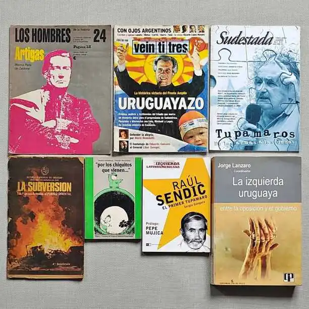 Combo Uruguay - 3 libros / 4 publicaciones - Artigas Sendic Mujica Tabaré Tupamaros Frente Amplio