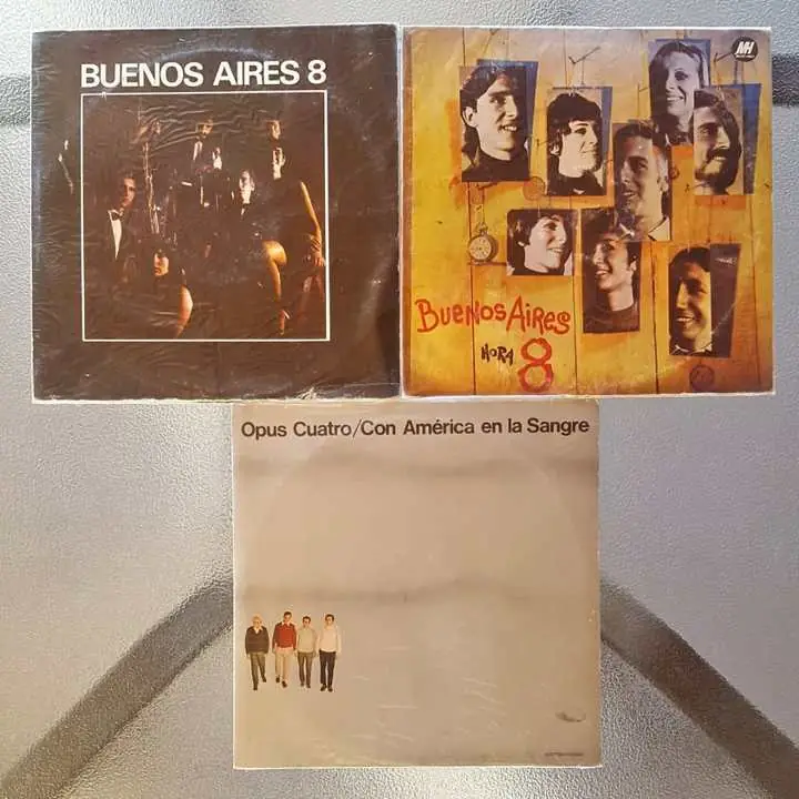 3 Discos - Grupo vocal - Buenos Aires 8 Opus Cuatro - Vinilo