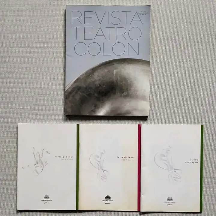 Combo Teatro Colón - 3 programas ballet ópera 1 Revista