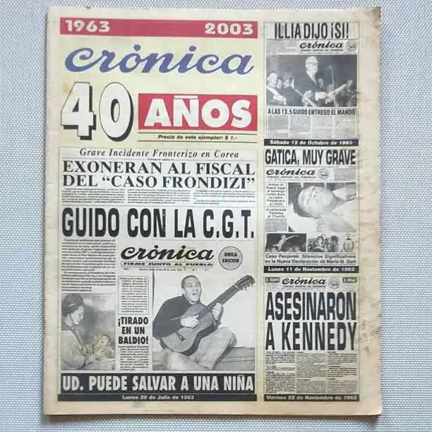 Diario Crónica - 40 años 1963 / 2003 - Edición aniversario