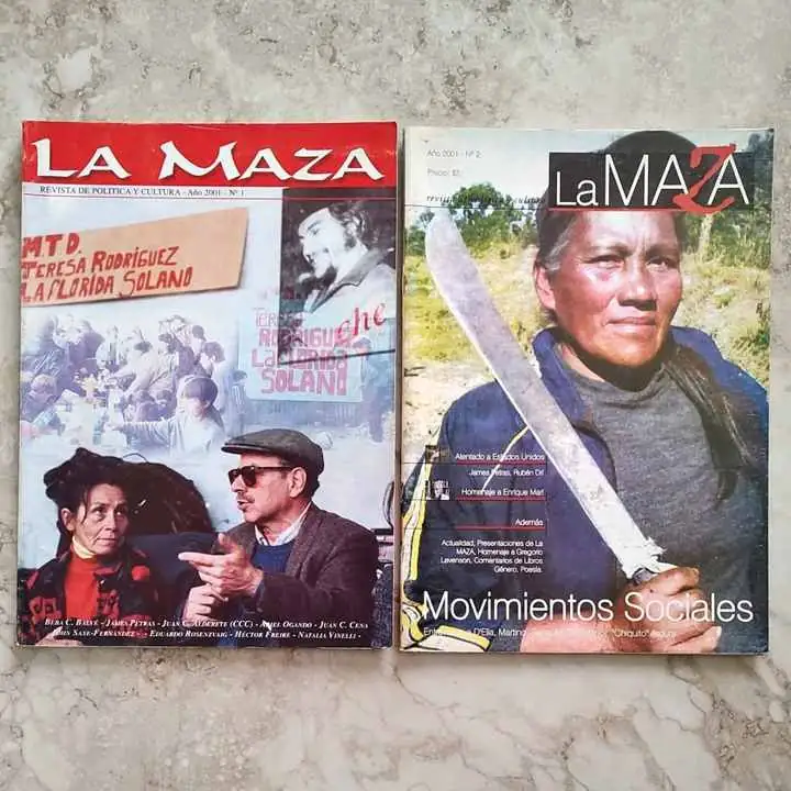 La Maza - revista de política y cultura N° 1 y 2 - Año 2001 - Movimiento piquetero
