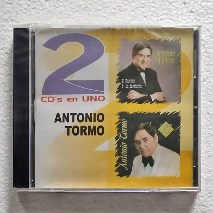 Antonio Tormo - 2 CD en 1 - el rancho e' la cambicha - la historia de un grande - CD nuevo